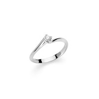 Anello Miluna Donna Solitario Di Diamanti in Oro Diamante LID3264-010G7